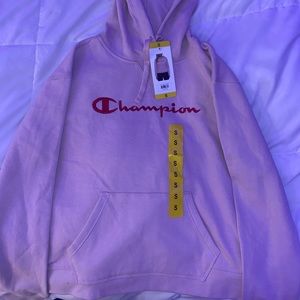 Pink champion hoodie